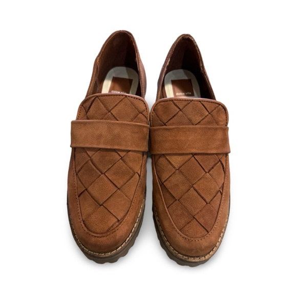 NWT Dolce Vita Aubree Woven Loafers in "Dark Brown" - Picture 2 of 6